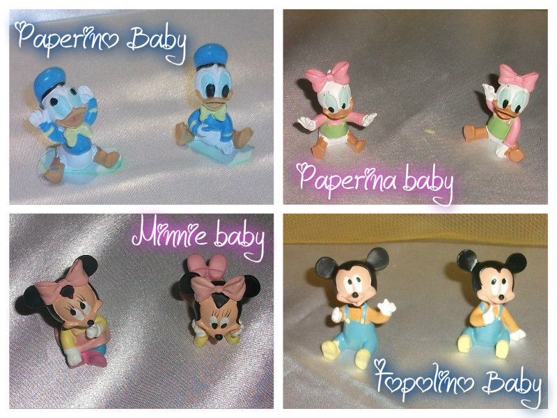 Minni Topolino Paperina Paperino Baby H172 Resina 2 02 Animazione Bomboniere Fantastick Animation Web Store Fantasia E Creativita